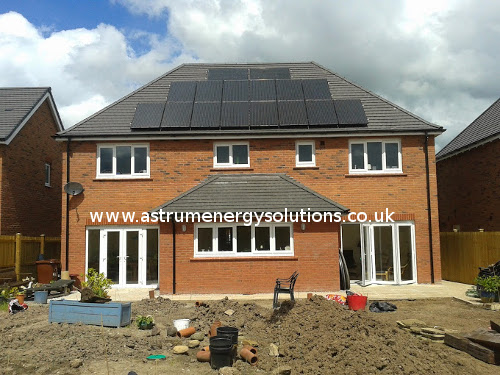 Solar panel installation in Chester