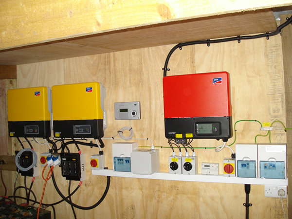 SMA Sunny Island and Sunny Boy 4000 Off Grid